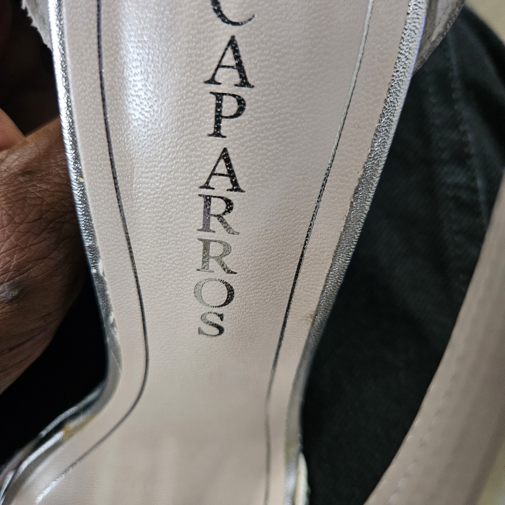 Caparros Silver Heels
